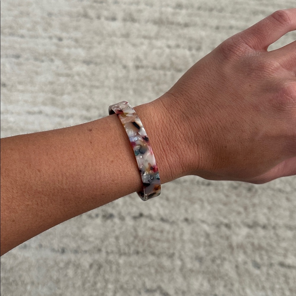 Handmade Tortoise Shell Cuff Bracelet - Picture 2 of 4